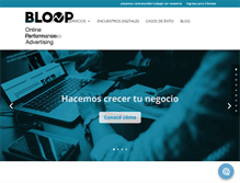 Tablet Screenshot of bloopdigital.com
